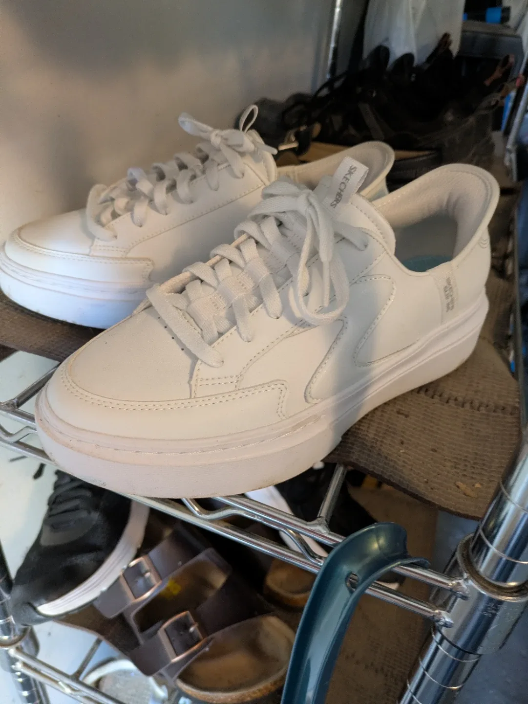 Skechers White Slip-ins Sneakers - photo 4