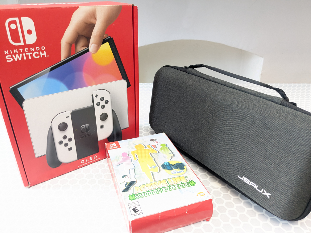 Nintendo Switch OLED System + Active Life Game - photo 3