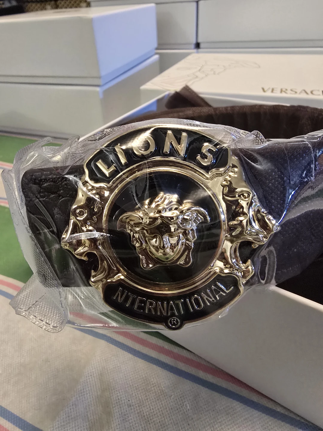 Lions International Belt Buckle Set - photo 3