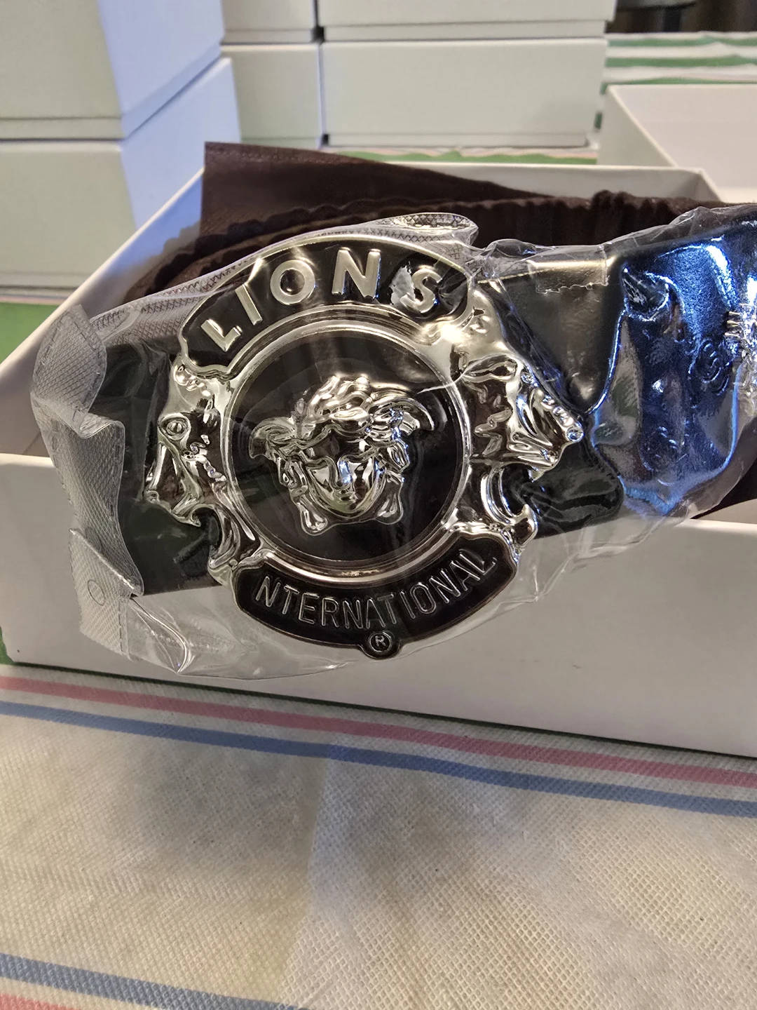 Lions International Belt Buckle Set - photo 4