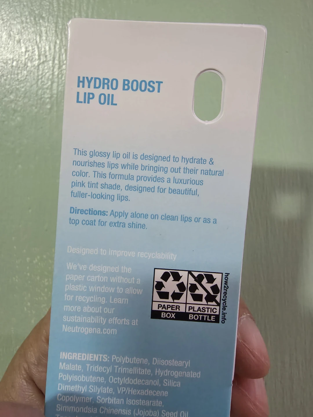 Neutrogena Hydro Boost Lip Oil - Light Pink - photo 2
