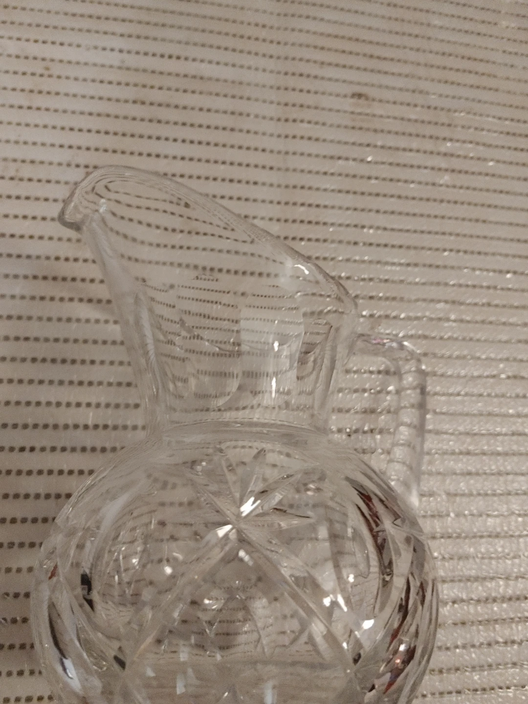 Crystal Pitcher with Starburst Pattern - photo 2