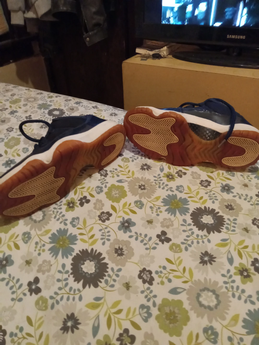 Air Jordan 11 Navy Blue Sneakers - photo 4