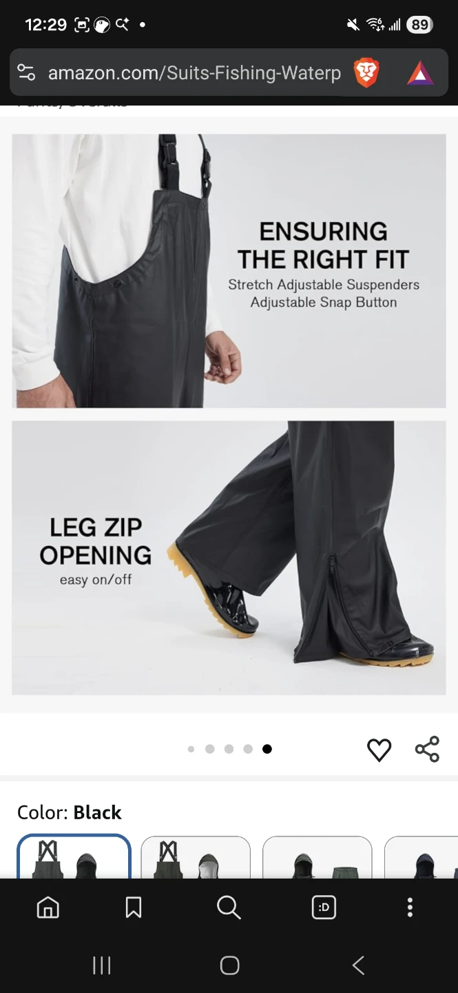 Unisex rain (fishing) gear : Jacket & Bib Pants - photo 4
