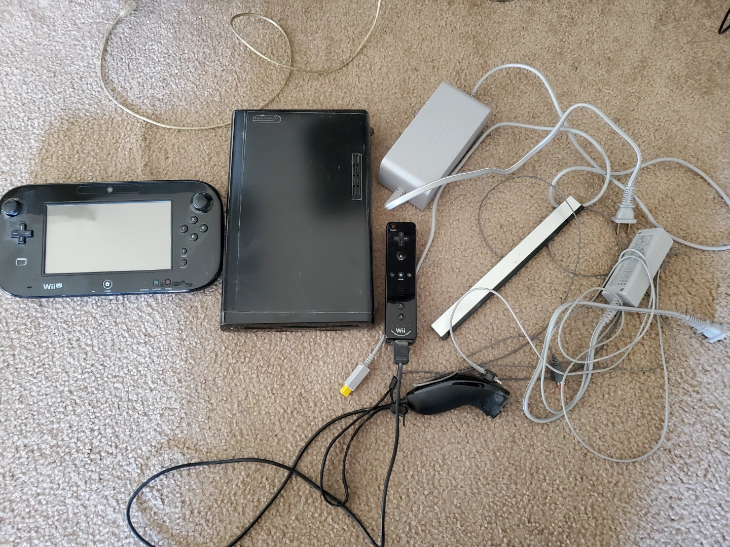 Nintendo Wii U Console with Games and Accessories