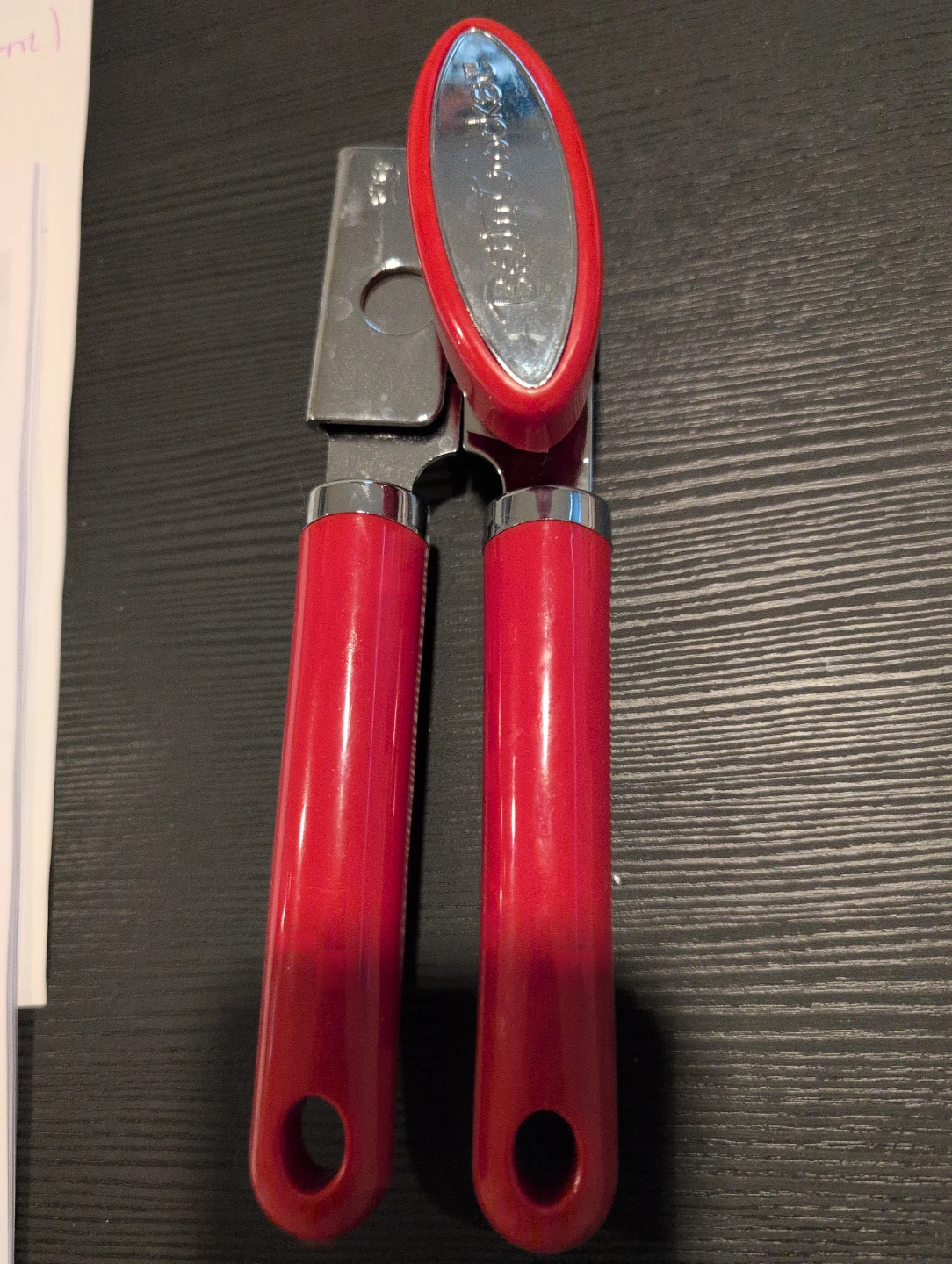 Rotary Can Opener - Red