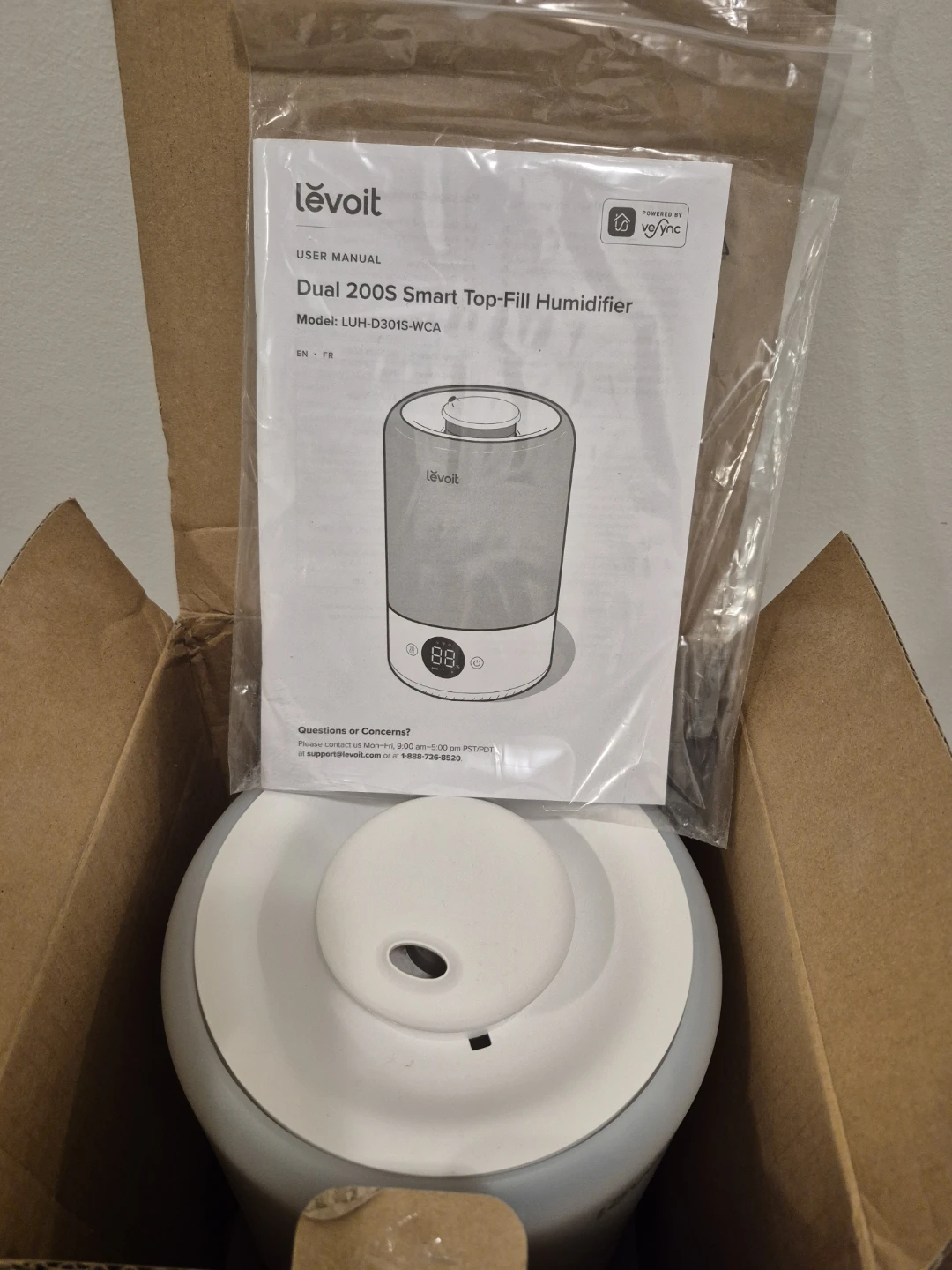 Levoit Dual 200S Smart Top-Fill Humidifier - photo 2