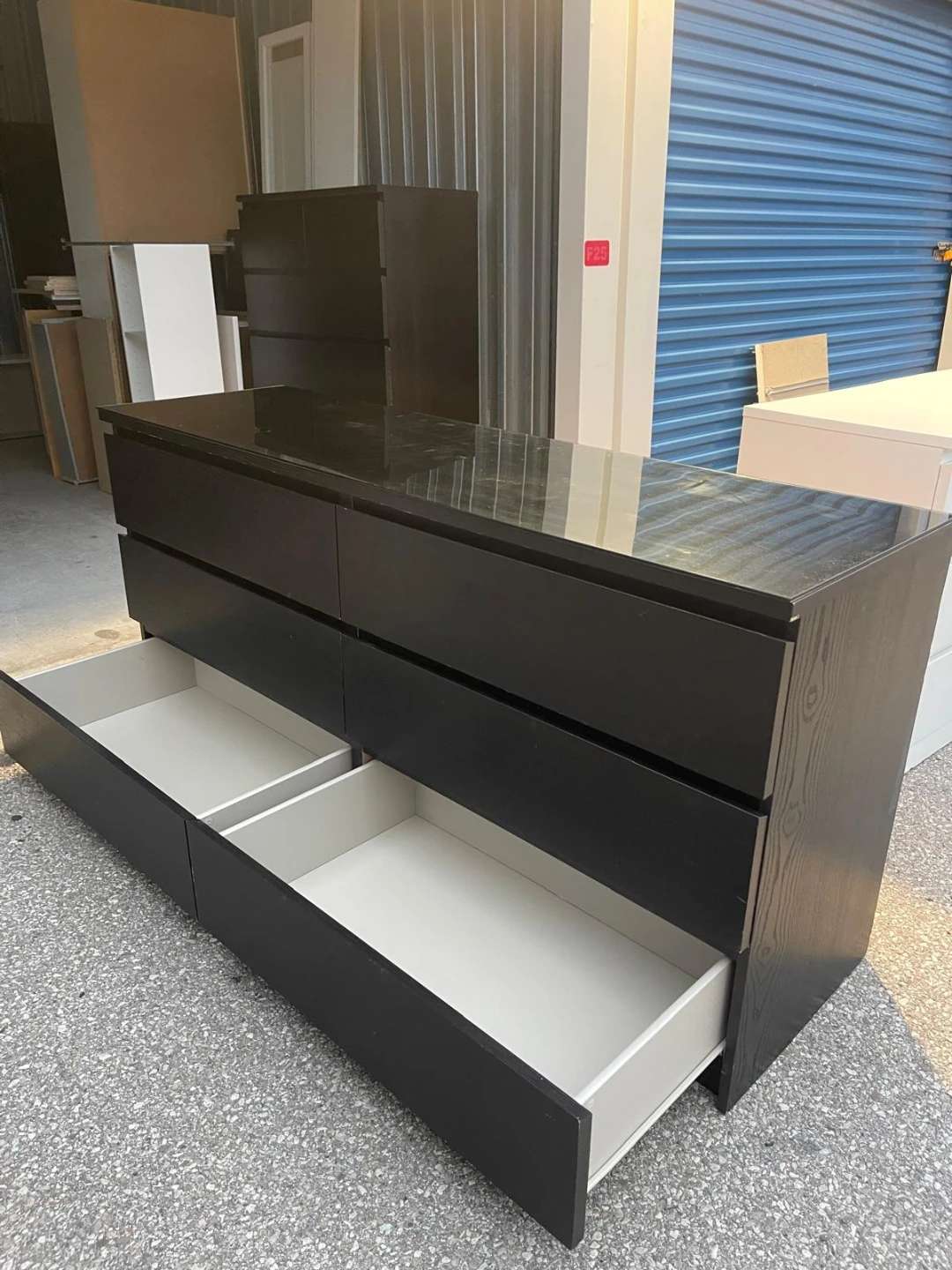Black IKEA 6-Drawer Dresser