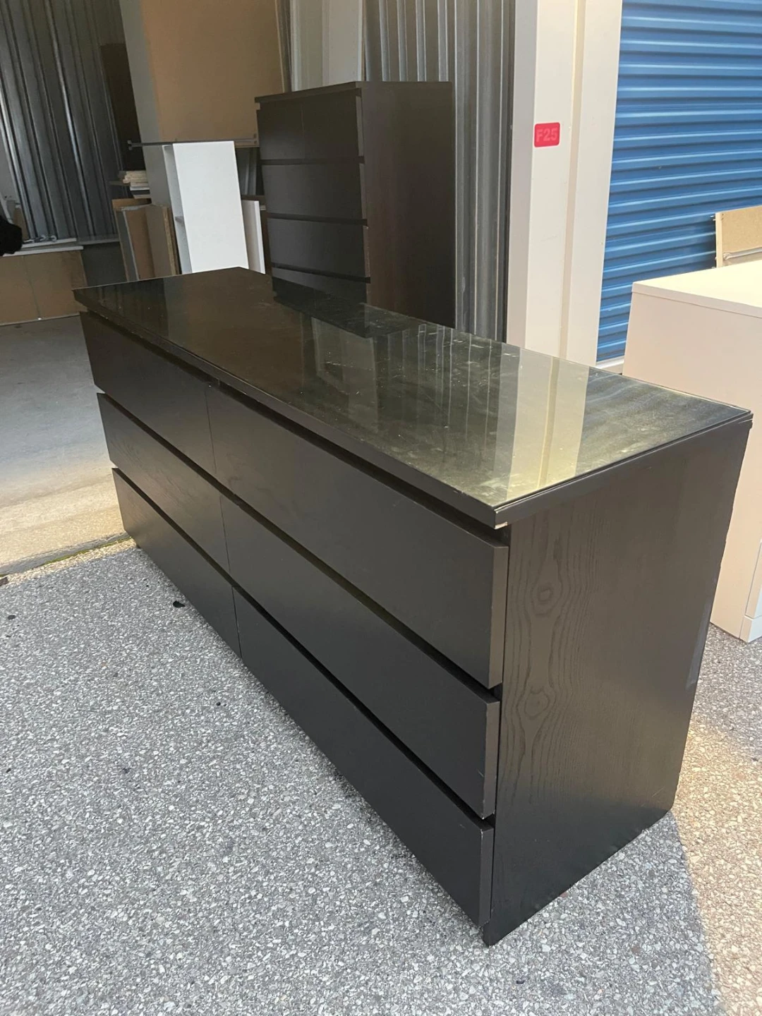 Black IKEA 6-Drawer Dresser - photo 3