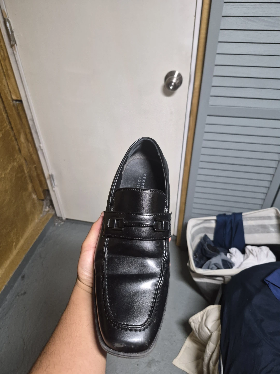 Perry Port Men's Black Loafer Shoes - photo 2