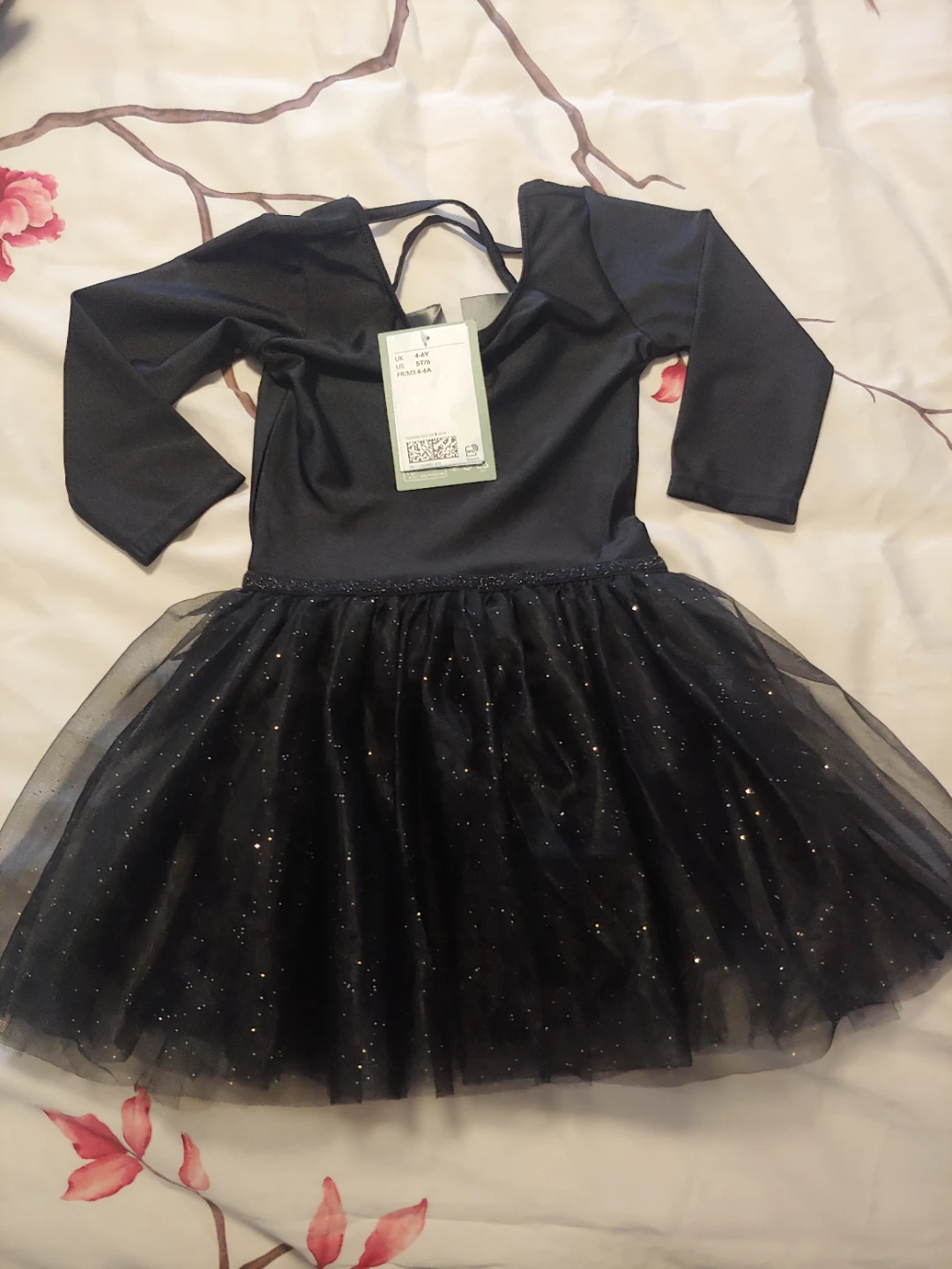 New H&M Black Tutu Leotard Dress with Sparkles - photo 2