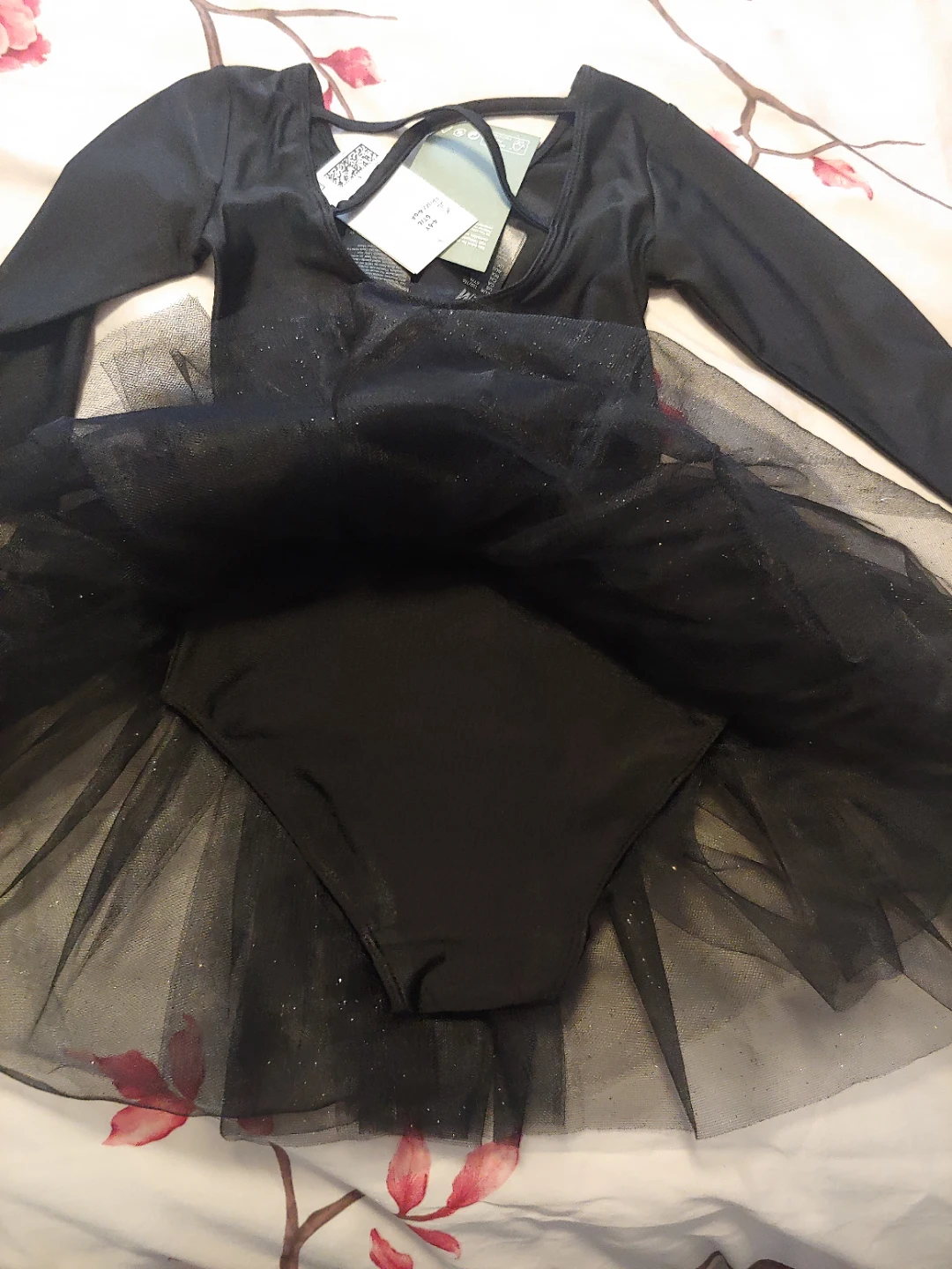 New H&M Black Tutu Leotard Dress with Sparkles - photo 5