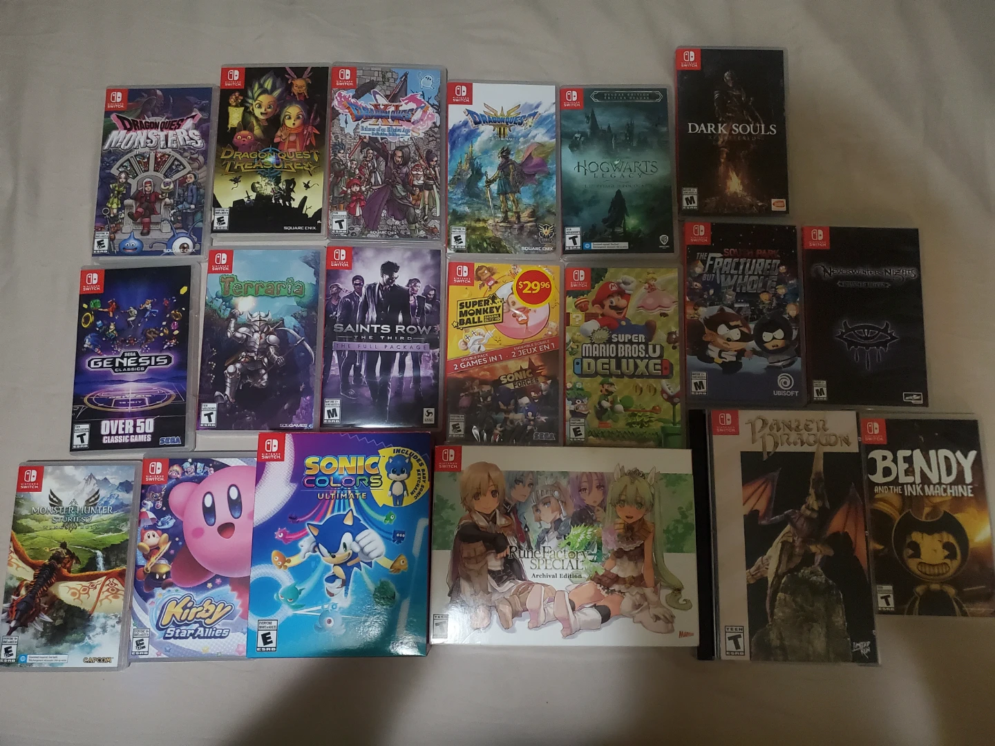 Nintendo Switch Games Collection