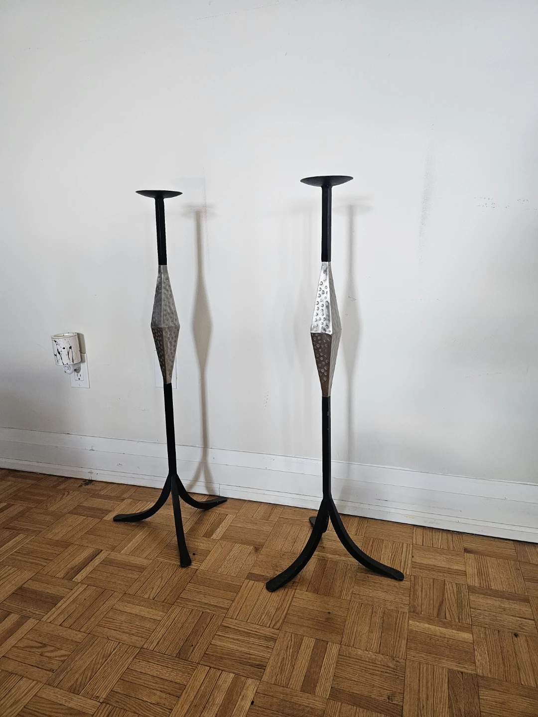 Tall Floor Candlesticks - Set of 2
