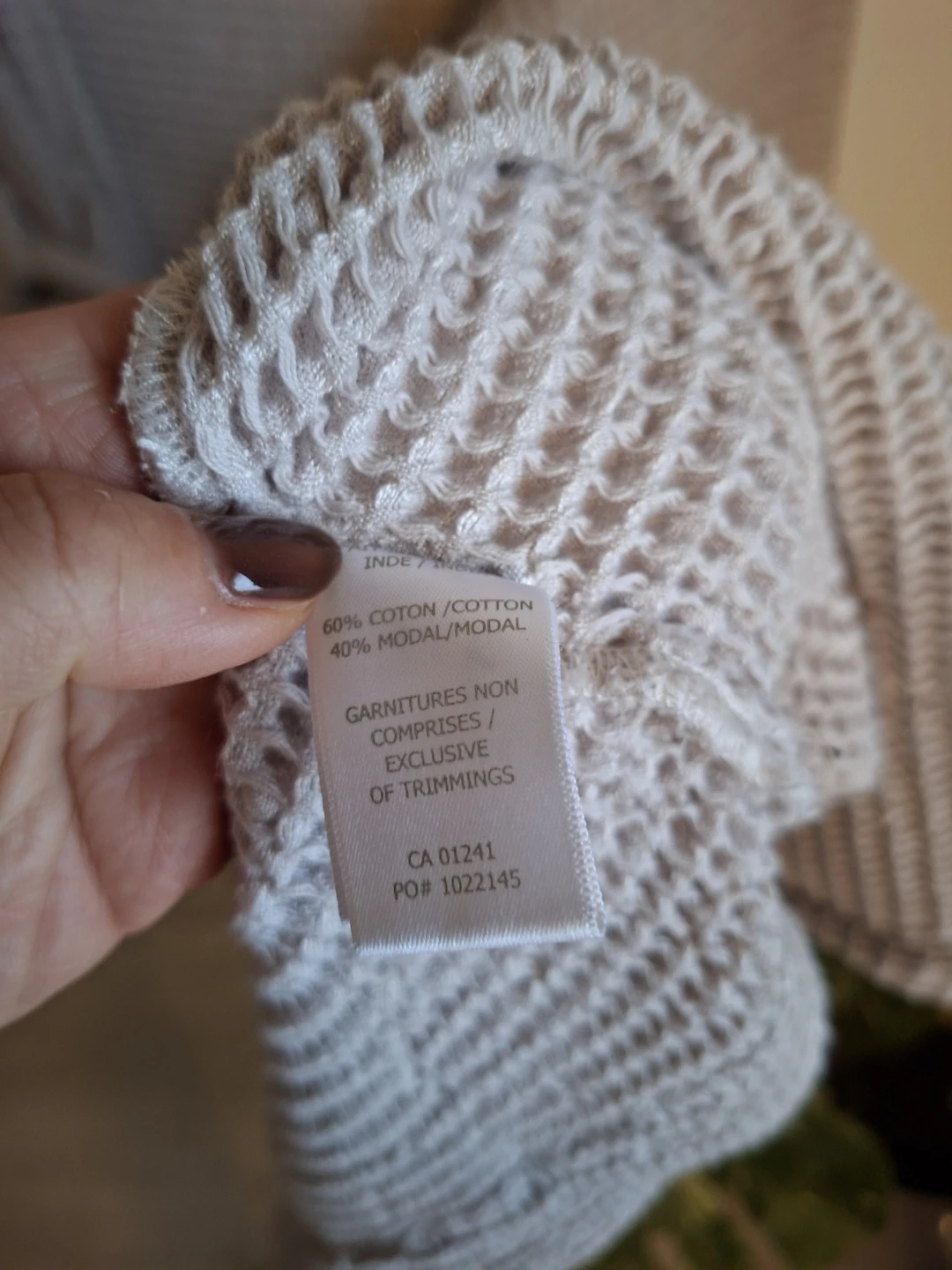 Simons/Miiyu Waffle Knit Robe/Cardigan (S/M) - photo 3