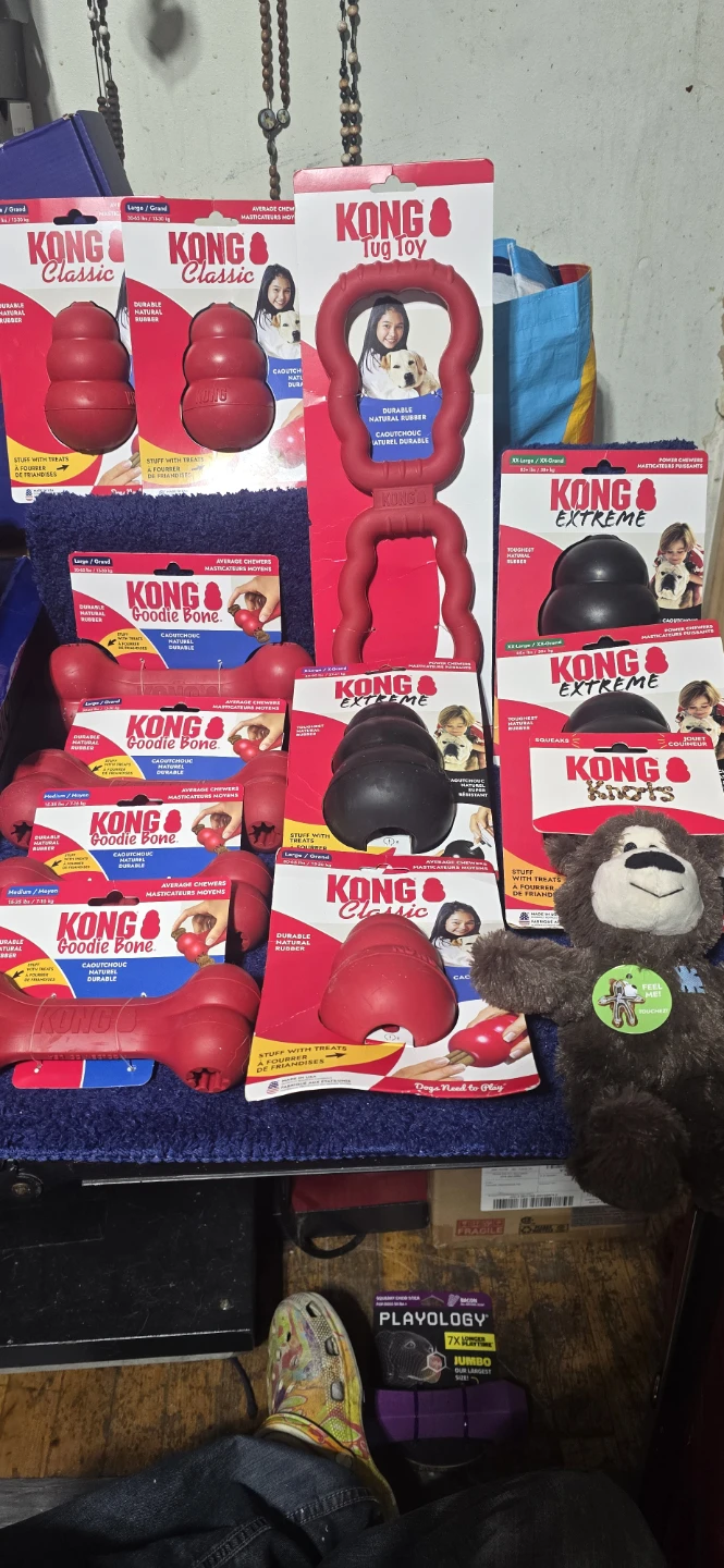 KONG Dog Toys Bundle - Classic, Extreme, Tug Toy, Doodle Bone - photo 2