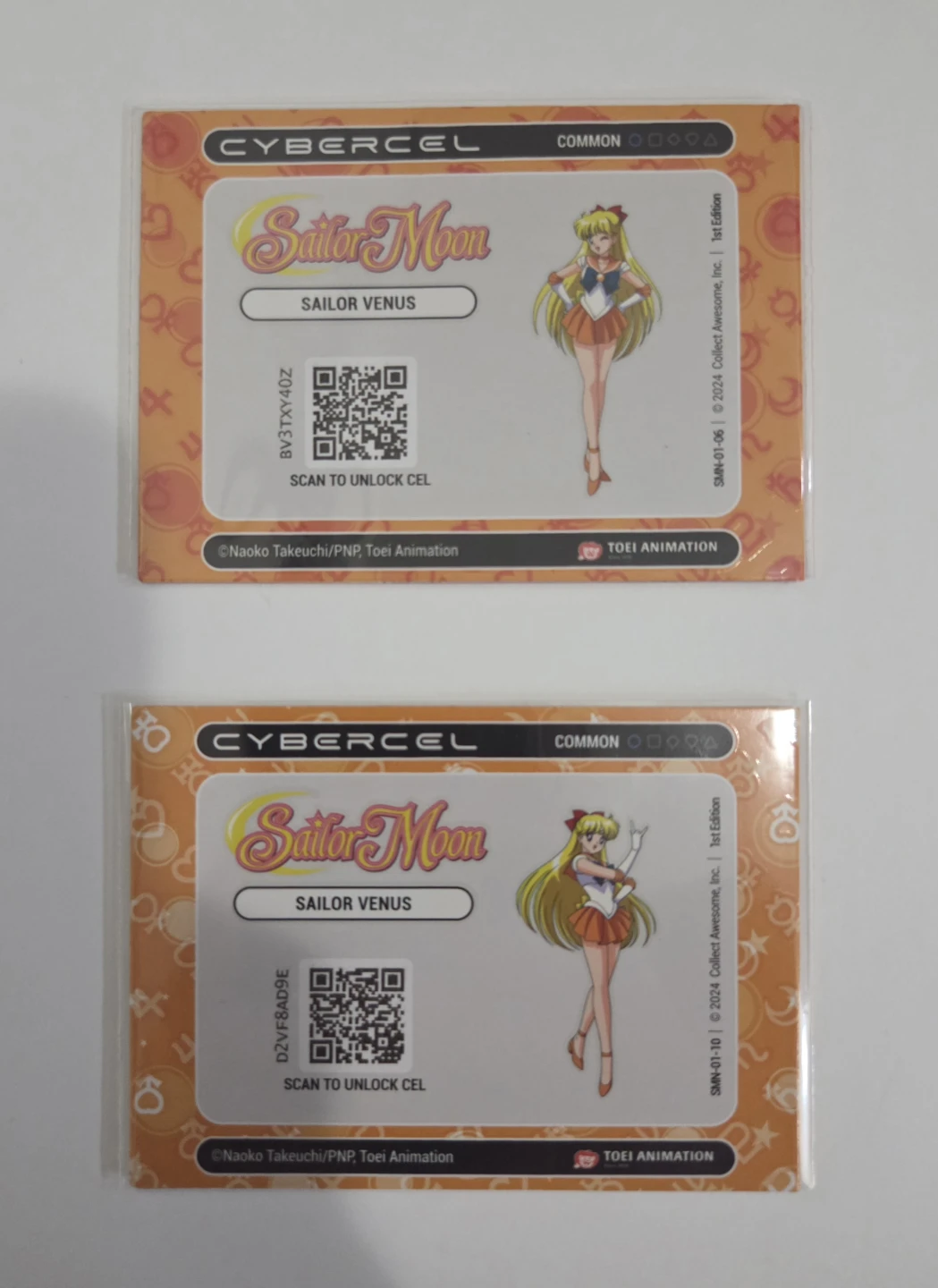 Sailor Moon Cybercel Sailor Venus Cards - photo 2