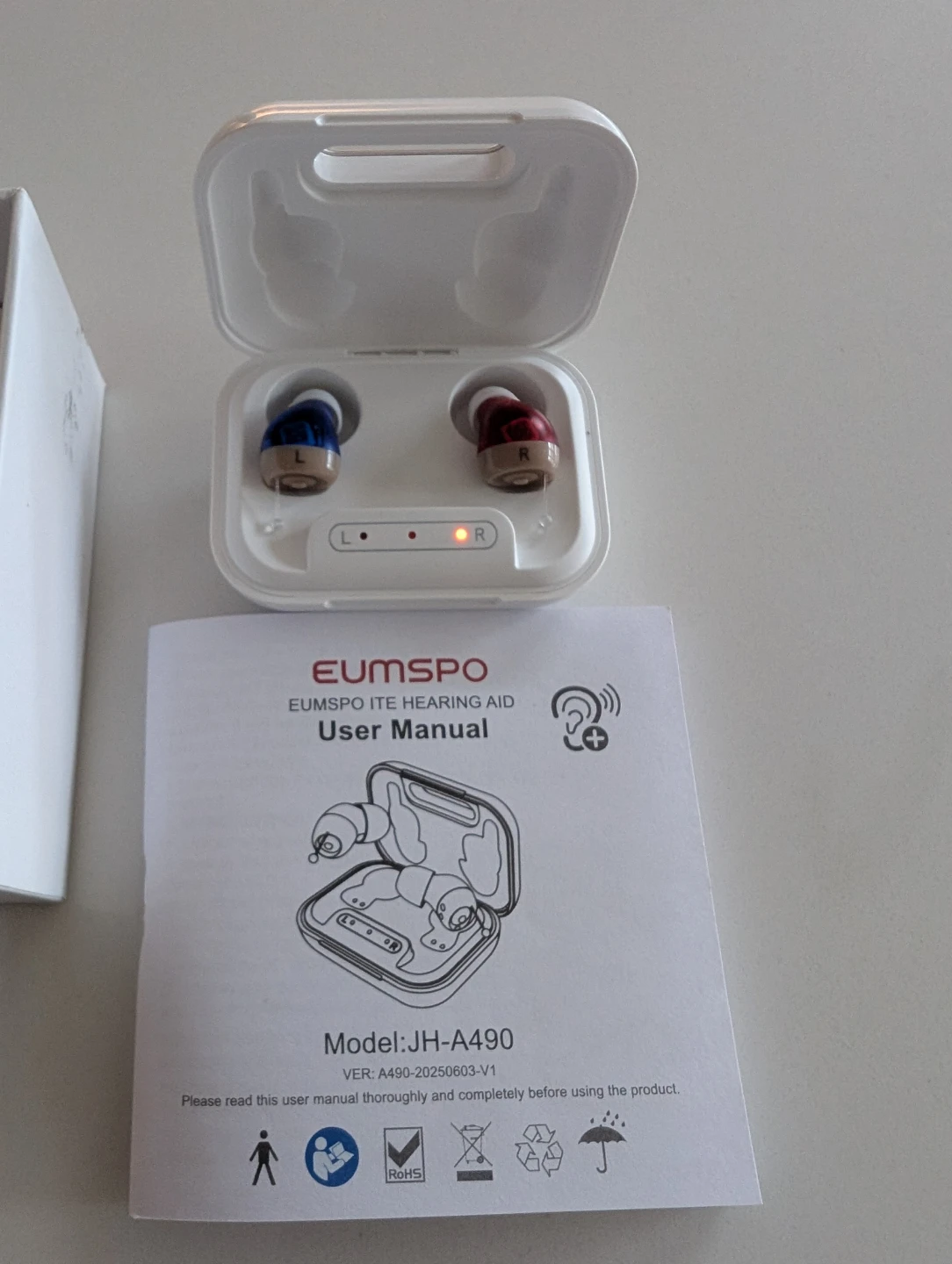 EUMSMPO Rechargeable Hearing Aid JH-A490