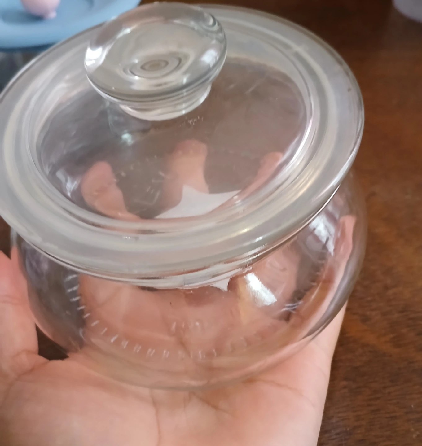 Glass Candy Jar with Lid - photo 4