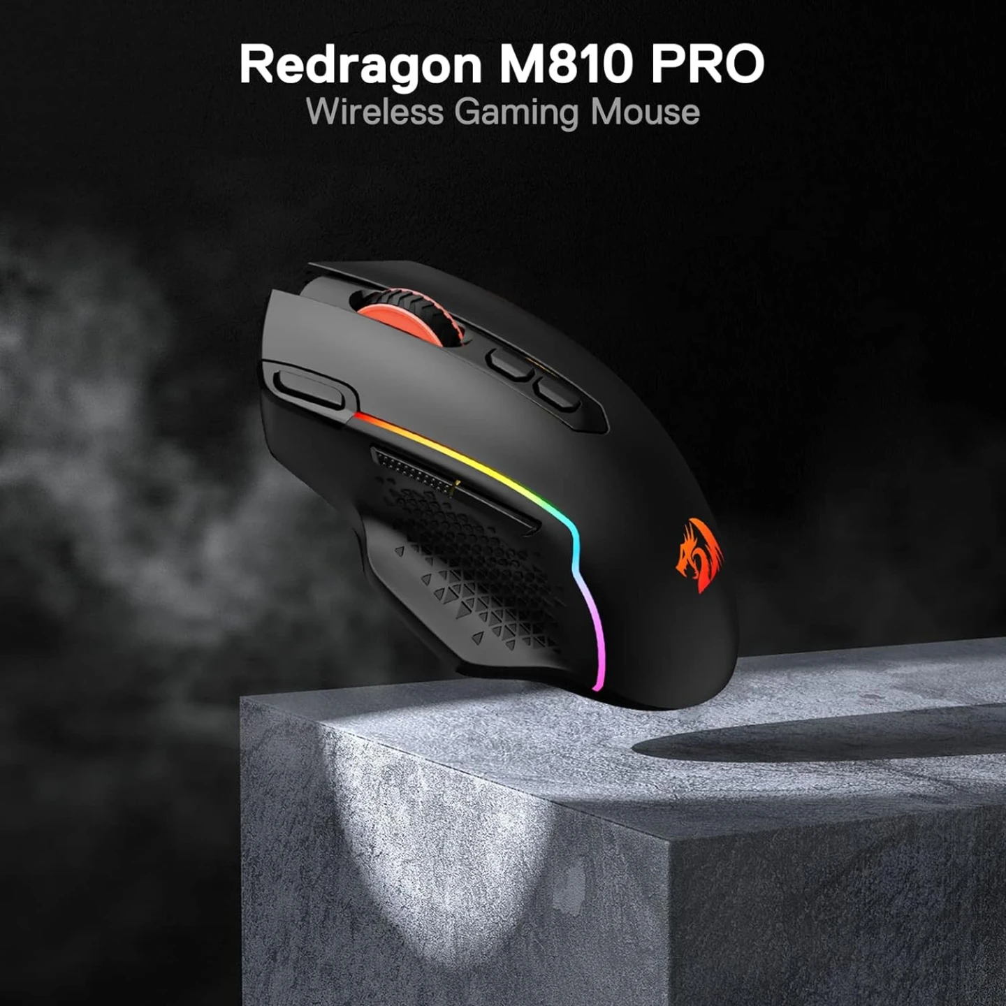 Redragon M810 Pro Wireless Gaming Mouse, 10000 DPI Wired/Wireles - photo 2