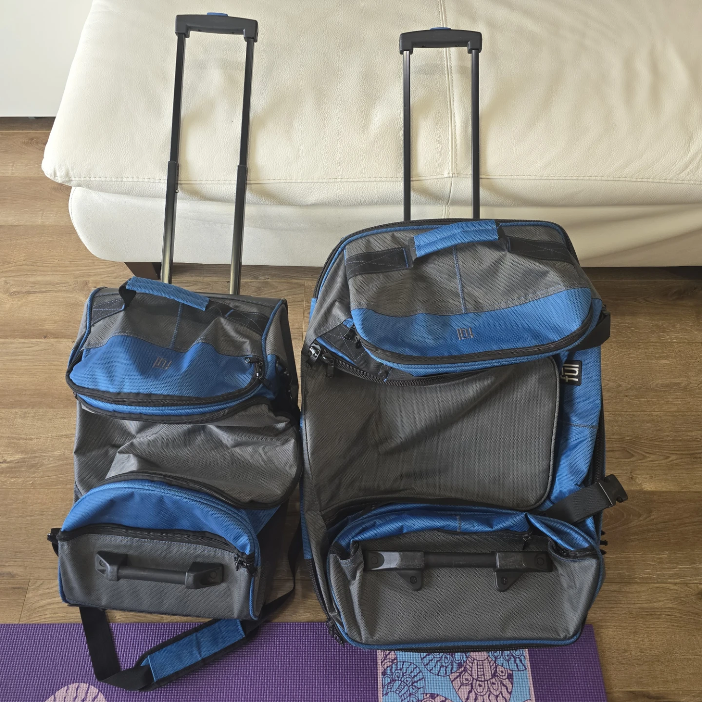 Ful Luggage Set - Blue and Grey