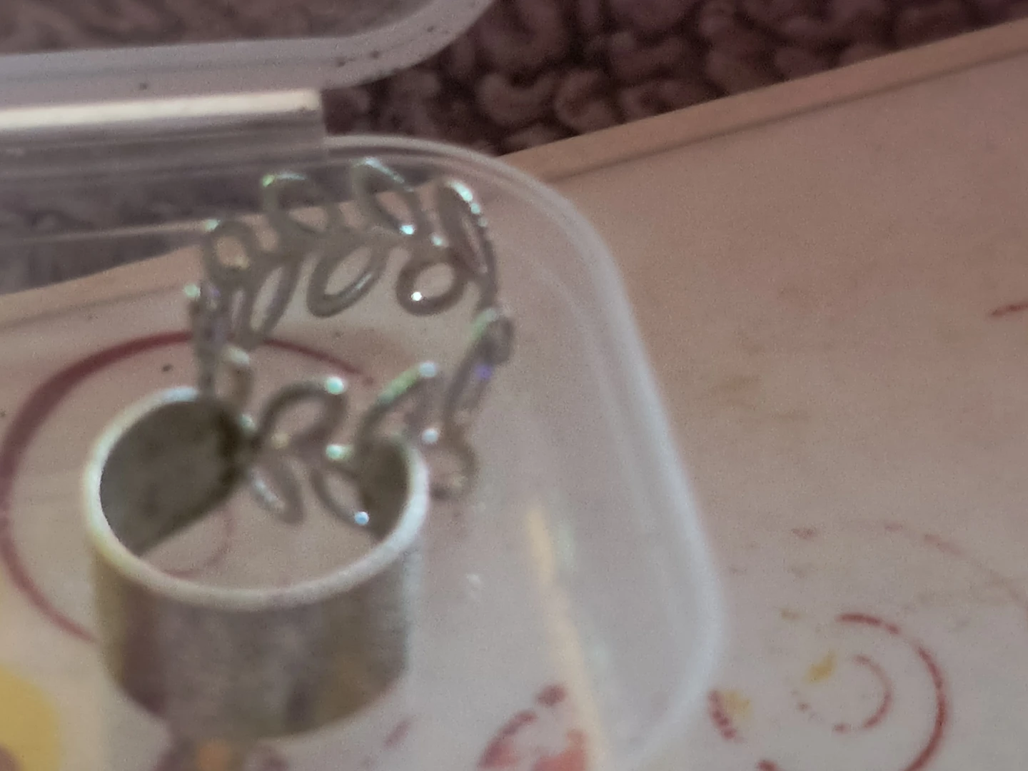 Silver Flame Design ear cuffs