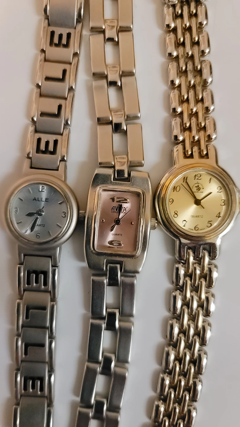 Three Women's Quartz Watches - ELLE, Aviva, & Gold-tone (7) - photo 2