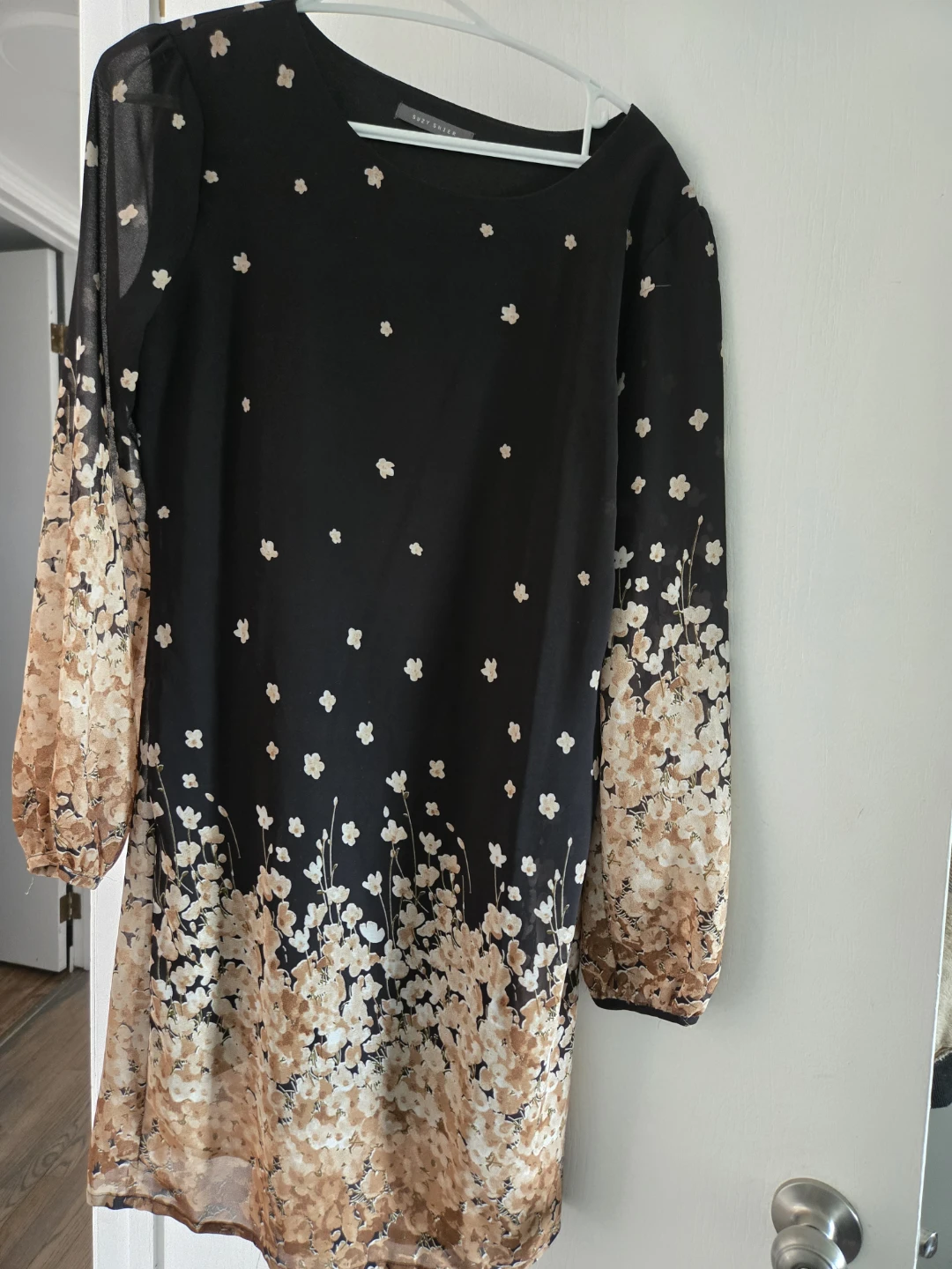 Sozy Shire Black Floral Dress