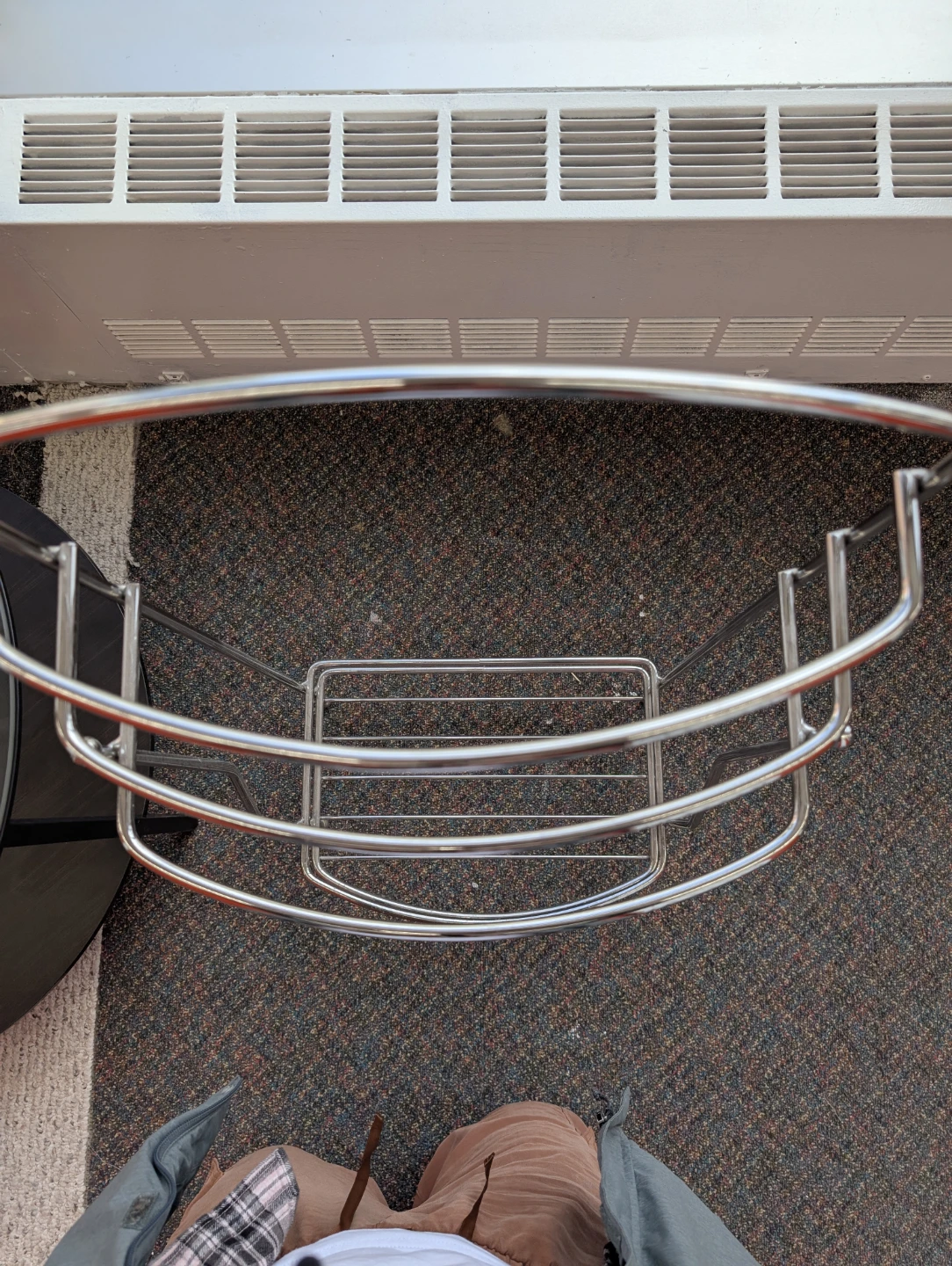 Chrome Metal Valet Stand / Garment Rack - photo 2