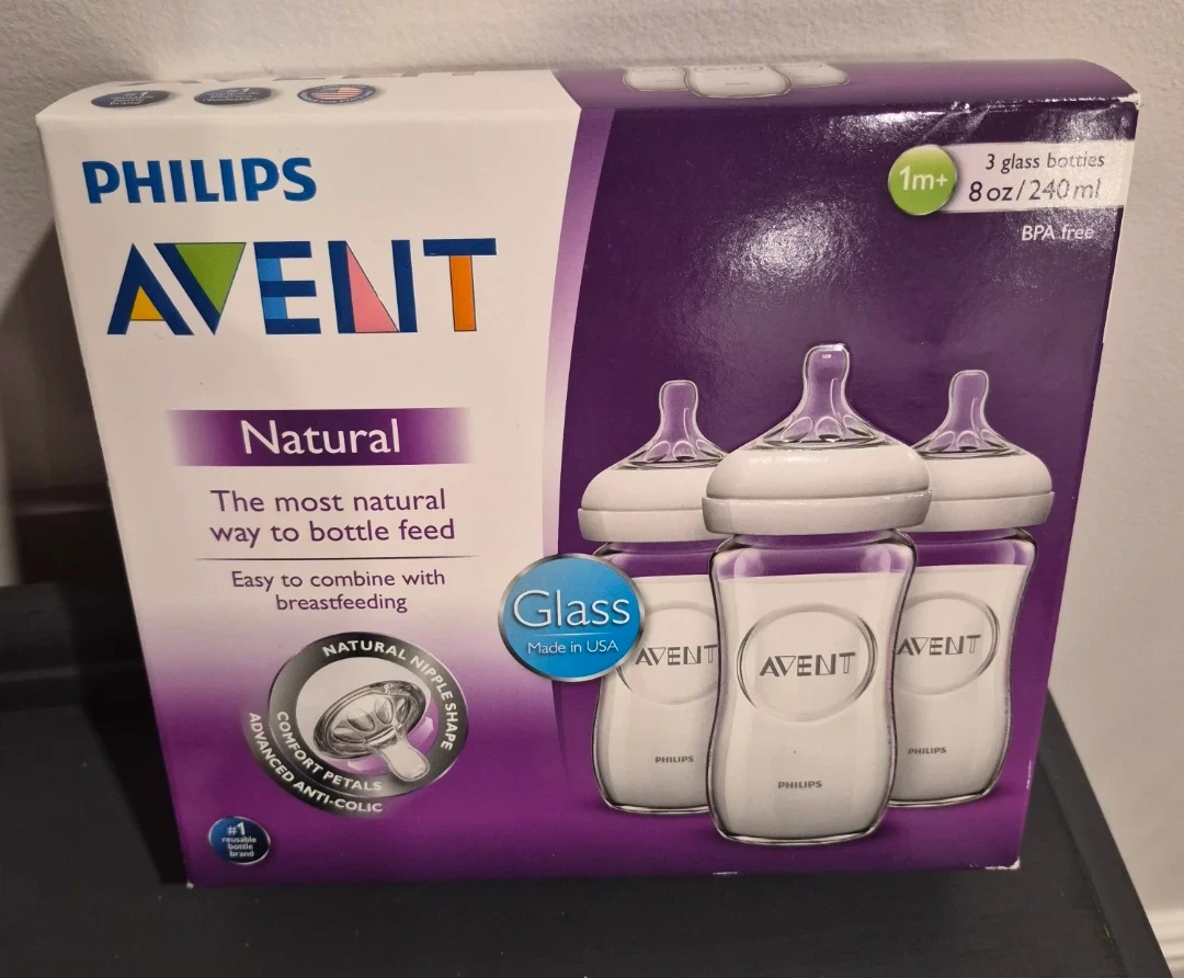 Philips Avent Natural Glass Bottles + FREE items