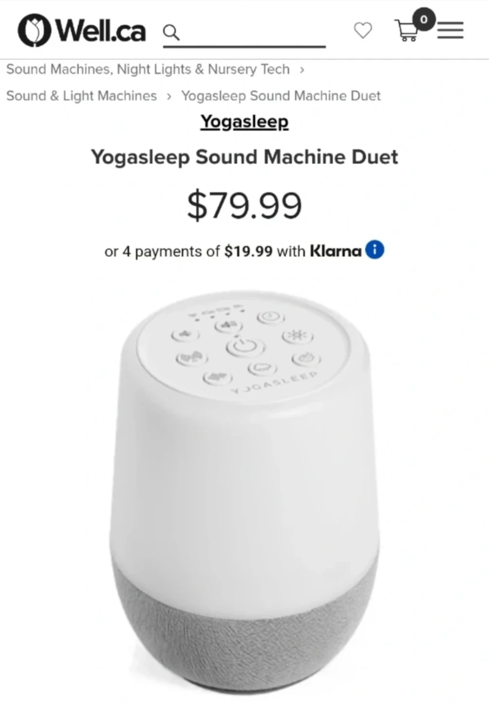 Yogasleep Sound Machine Duet