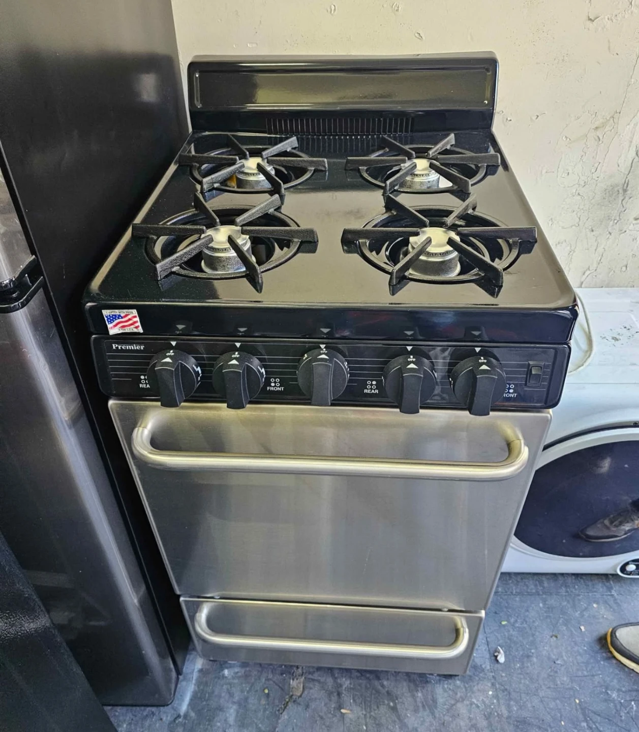 Premier 20in Stainless steel gas stove
