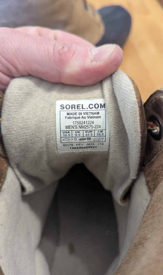 Sorel Men's Cheyanne II Lace Duck Boots, Size 10.5 - photo 5