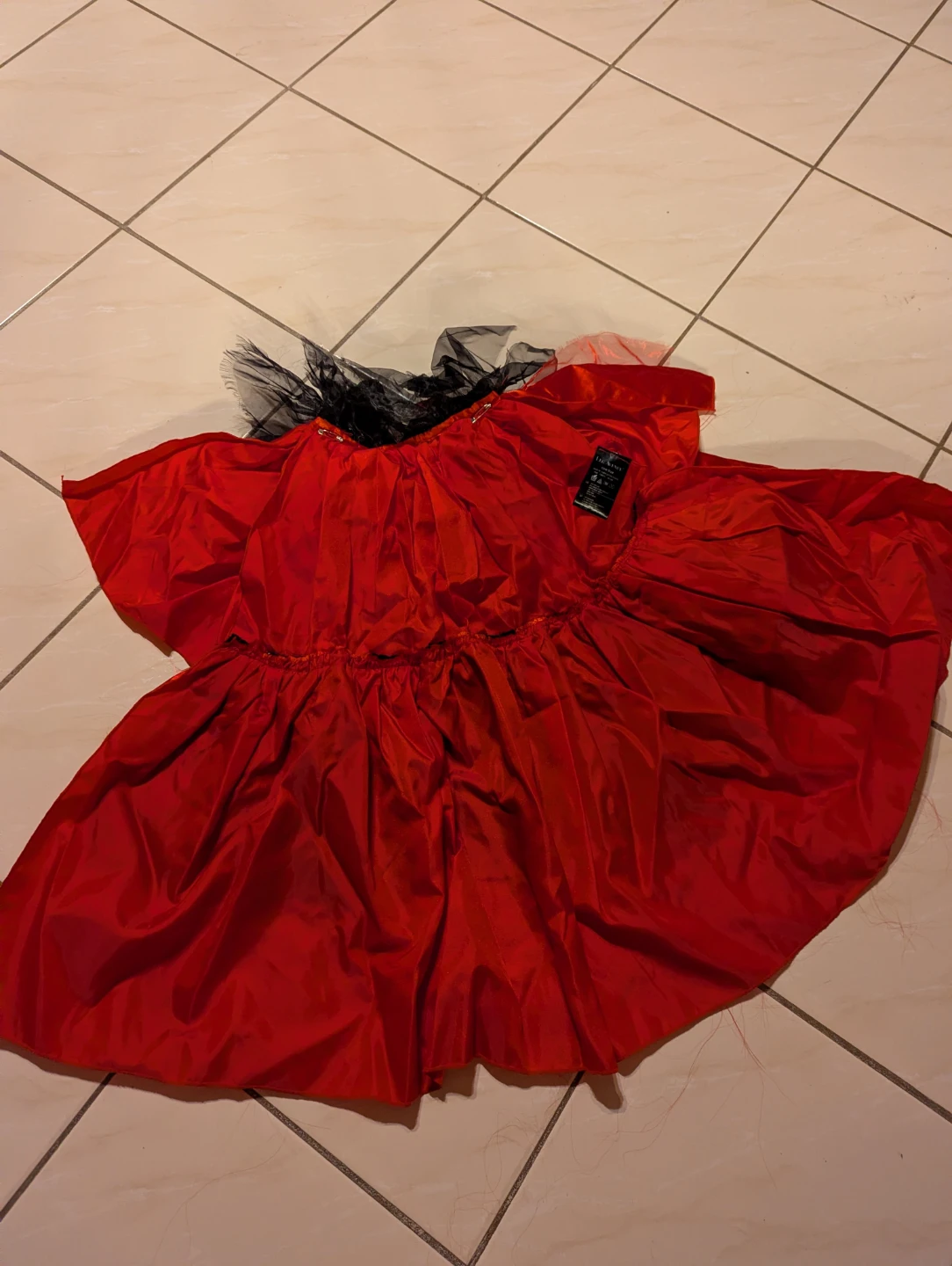 Leg Avenue Women's One Size Red and Black Tulle Dress - photo 2