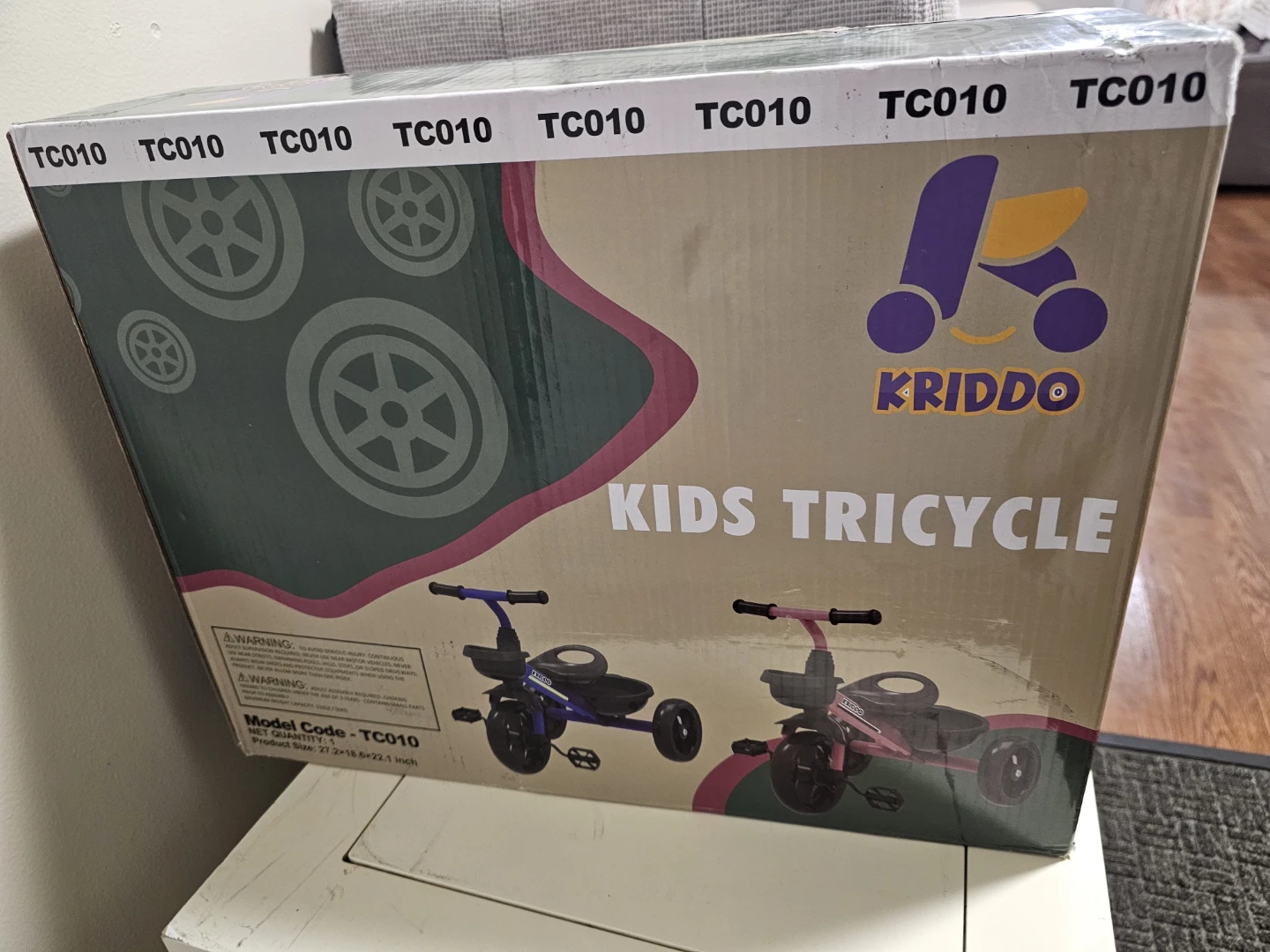 KRIDDO Kids Tricycle TC010