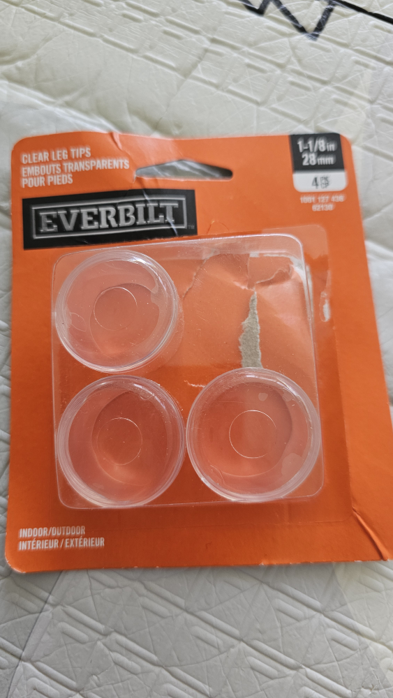 Everbilt Clear Leg Tips - 4 Pack - photo 3