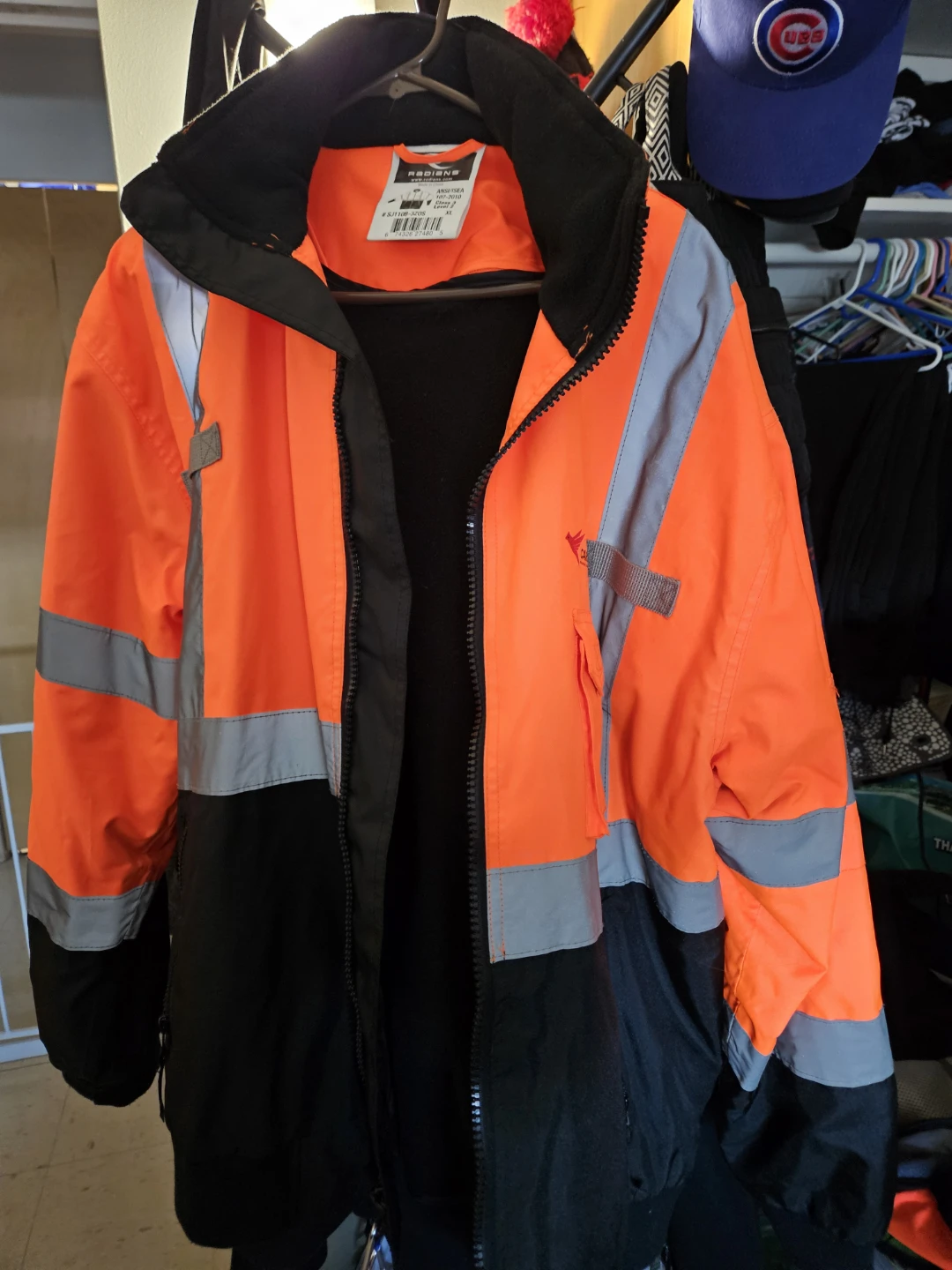 Cardinal Safety Work Jacket - Orange/Black - photo 3