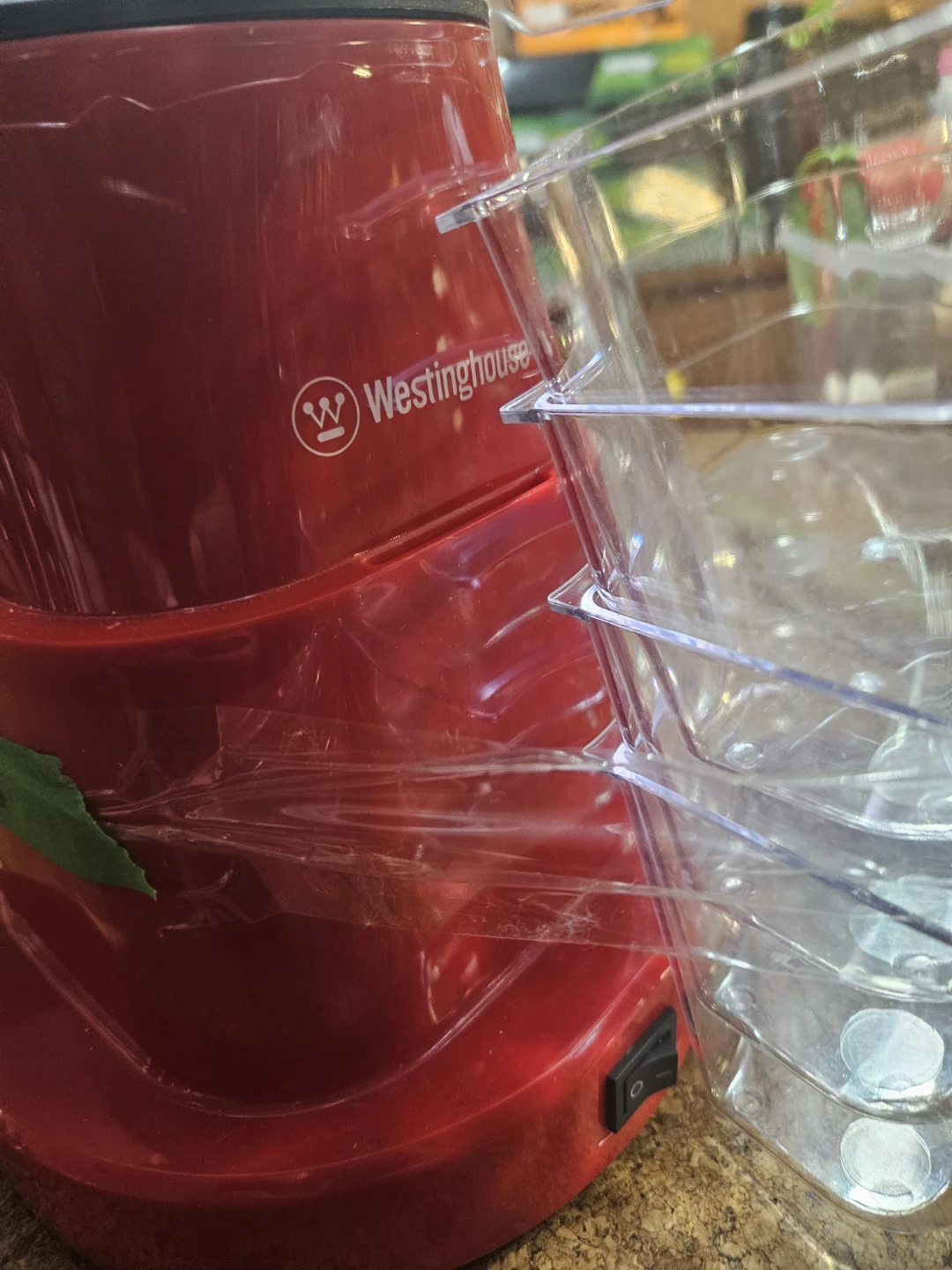 Westinghouse Red Air Popcorn Maker with Cups - photo 2