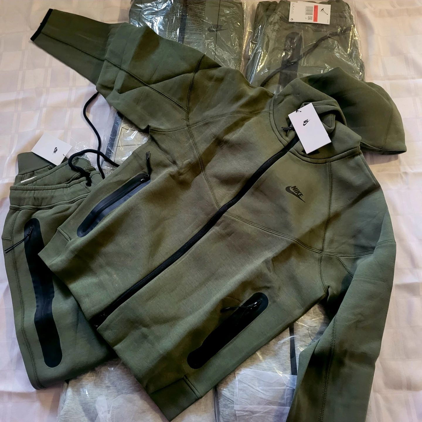 Nike Tech Set(Hoodie and Pant) Sizes in the description box