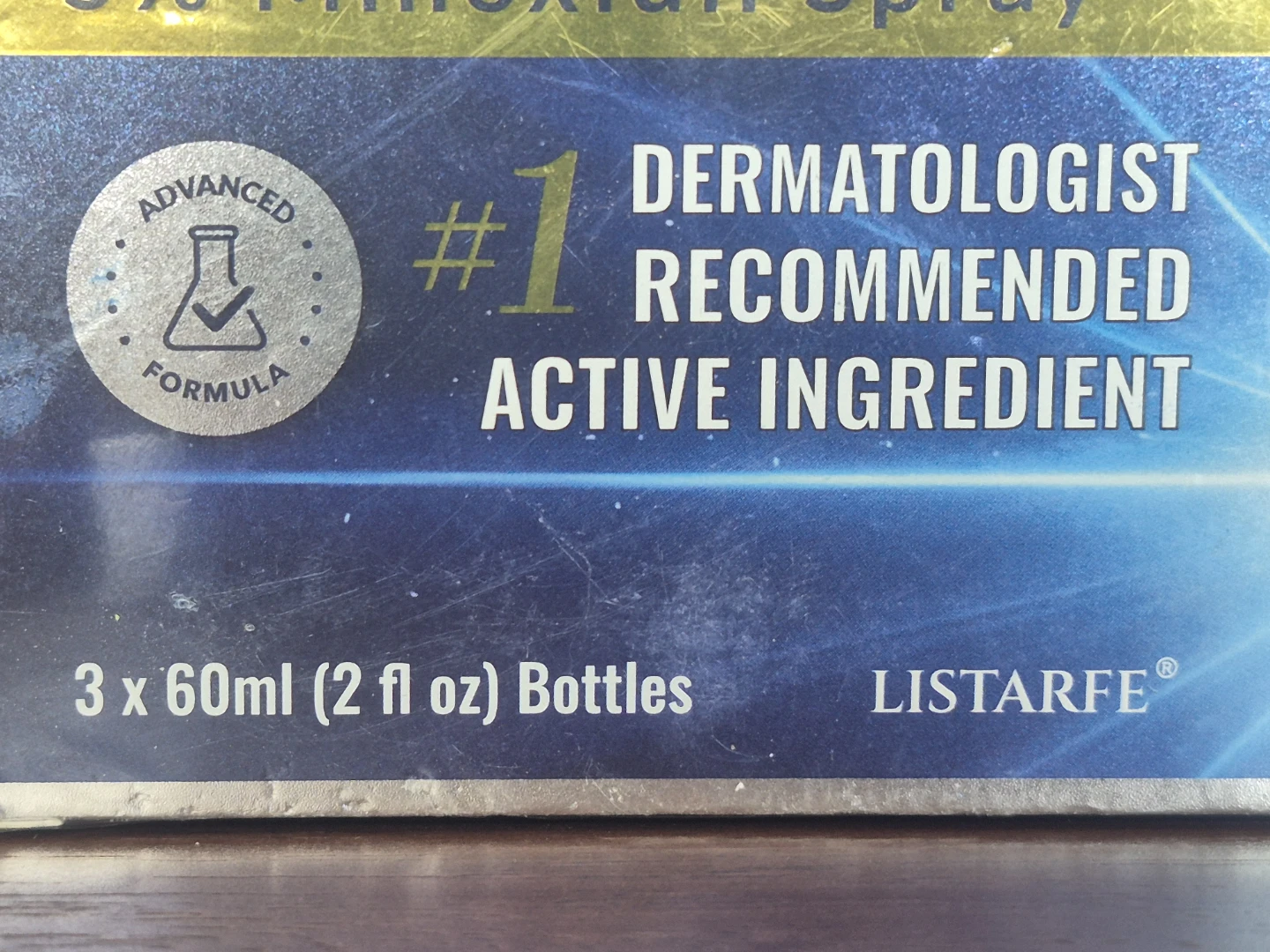 Minoxidil Spray 5% Hair & Beard Regrowth (3 x 60ml Bottles) - photo 2