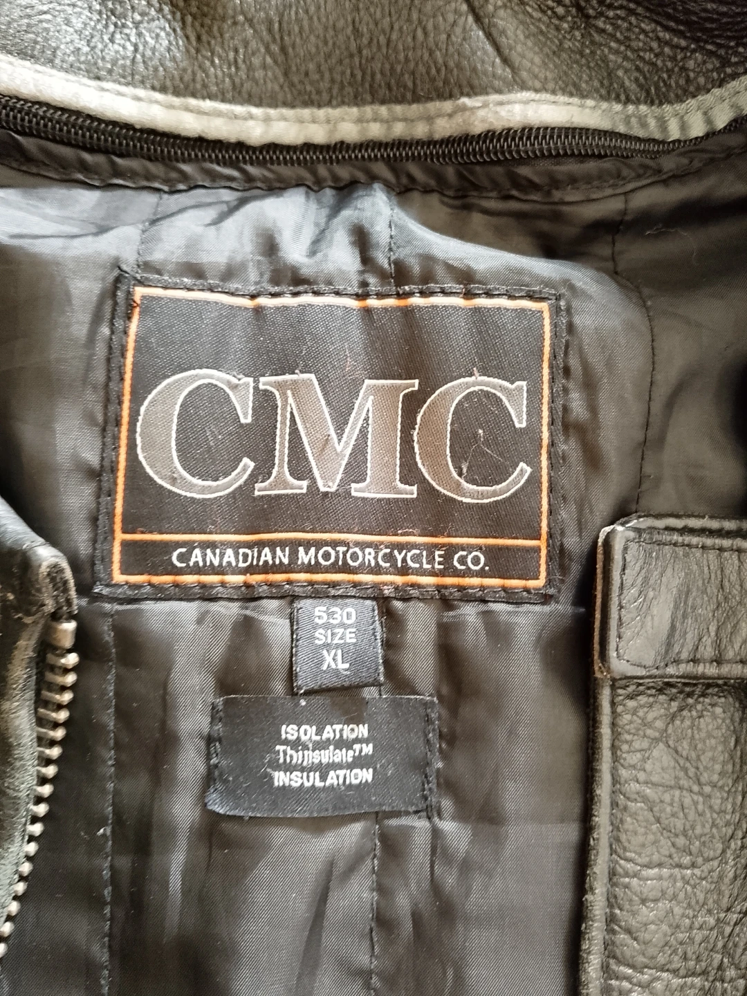 CMC Canadian Motorcycle Co. Leather Jacket XL - photo 3