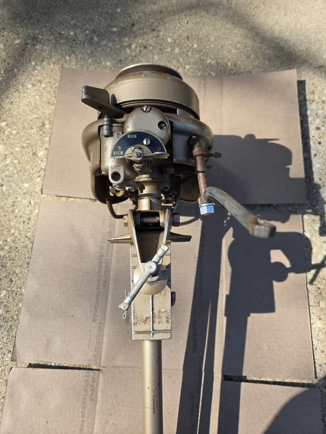 Mighty Mite outboard motor
