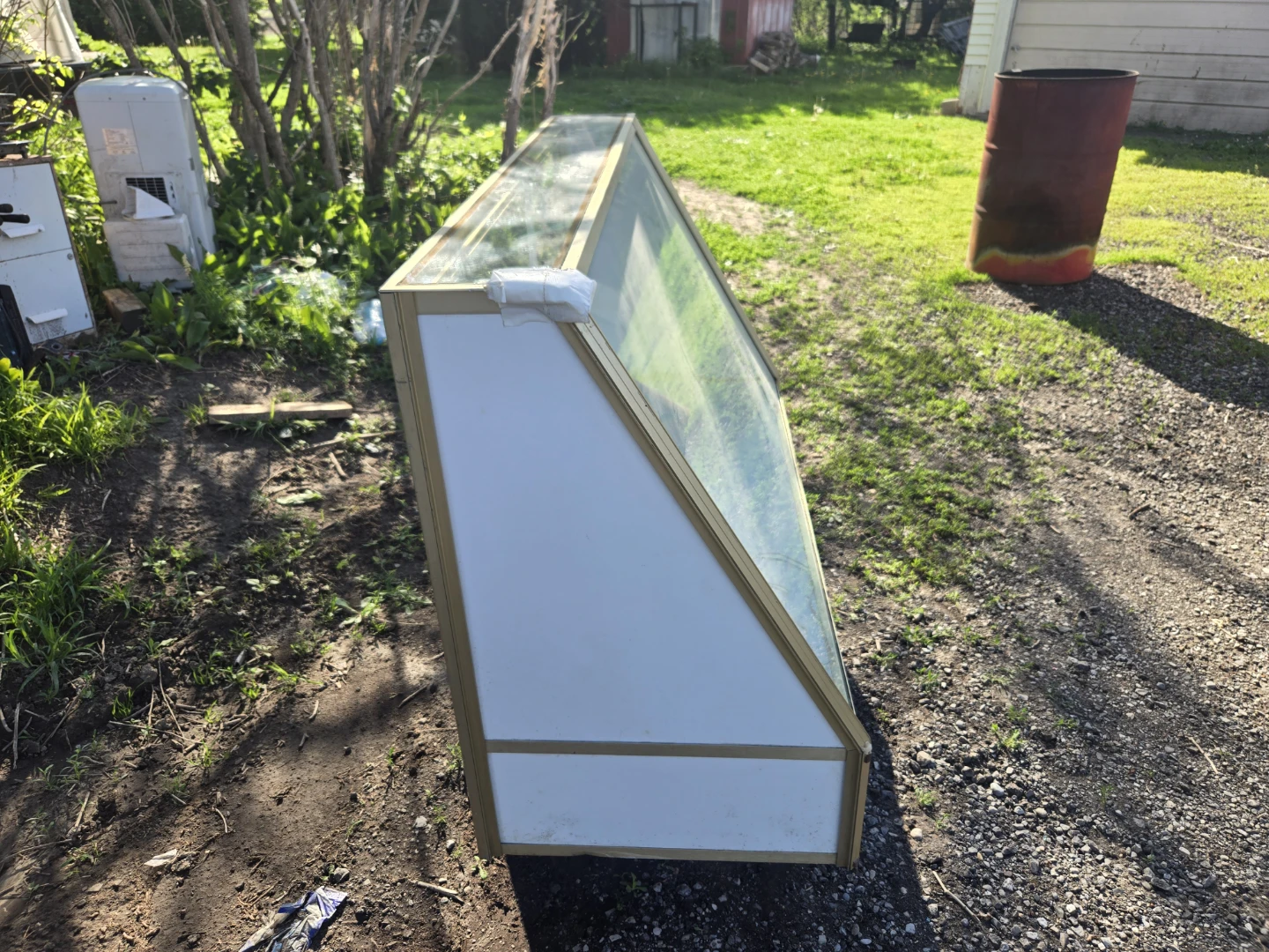Glass Display Case with Gold Trim - photo 3