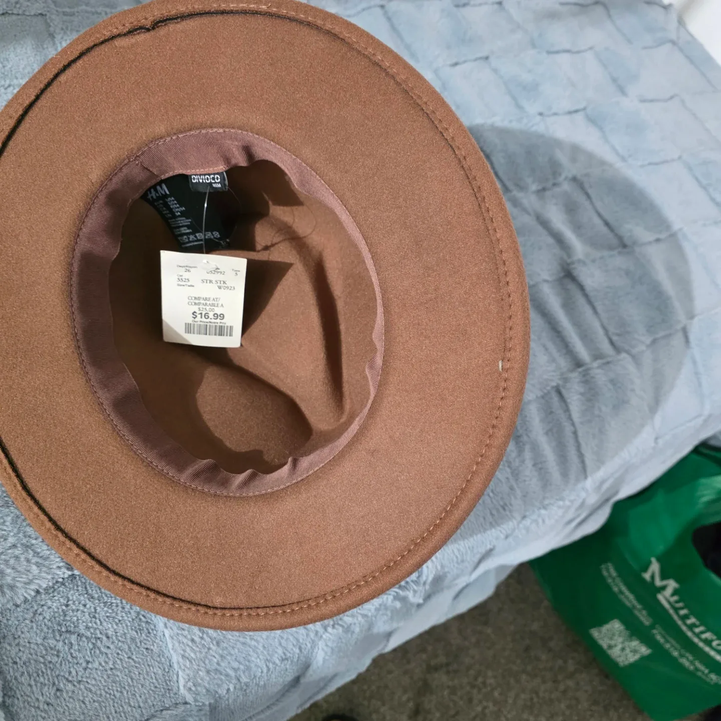 Brown Felt Fedora Hat - photo 2
