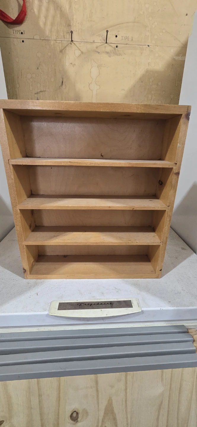Wooden 4-Shelf Display Shelf