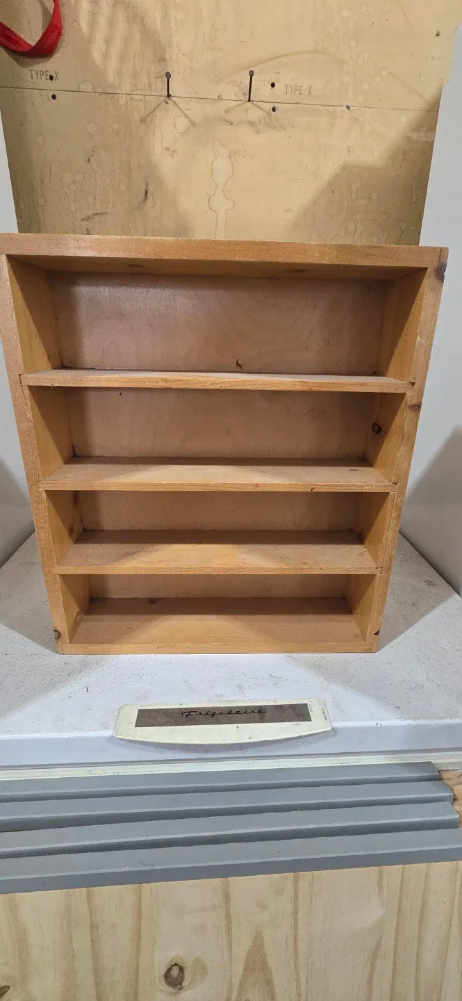 Wooden 4-Shelf Display Shelf