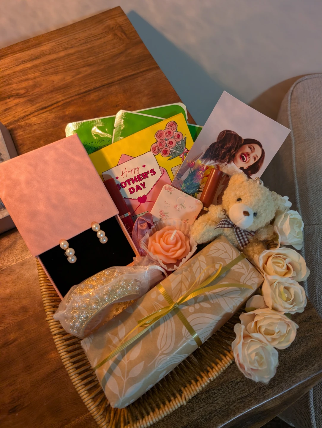 Nush Mother's Day Gift Basket with Jewelry and Teddy Bear - photo 2