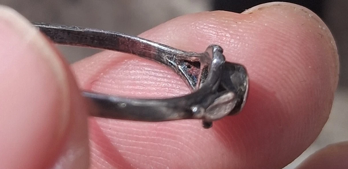 Sterling Silver Ring with Black Stone - photo 3