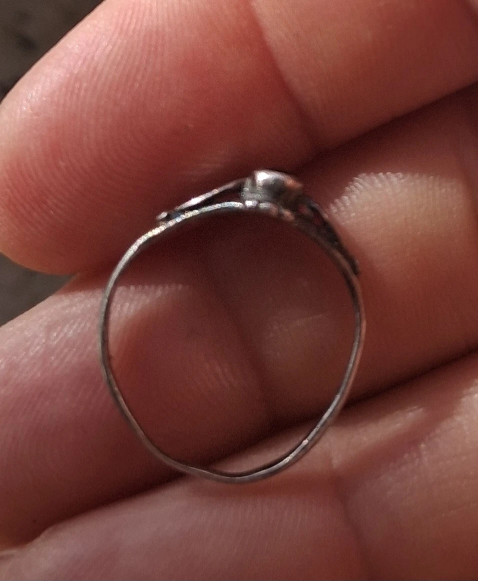Sterling Silver Ring with Black Stone - photo 4