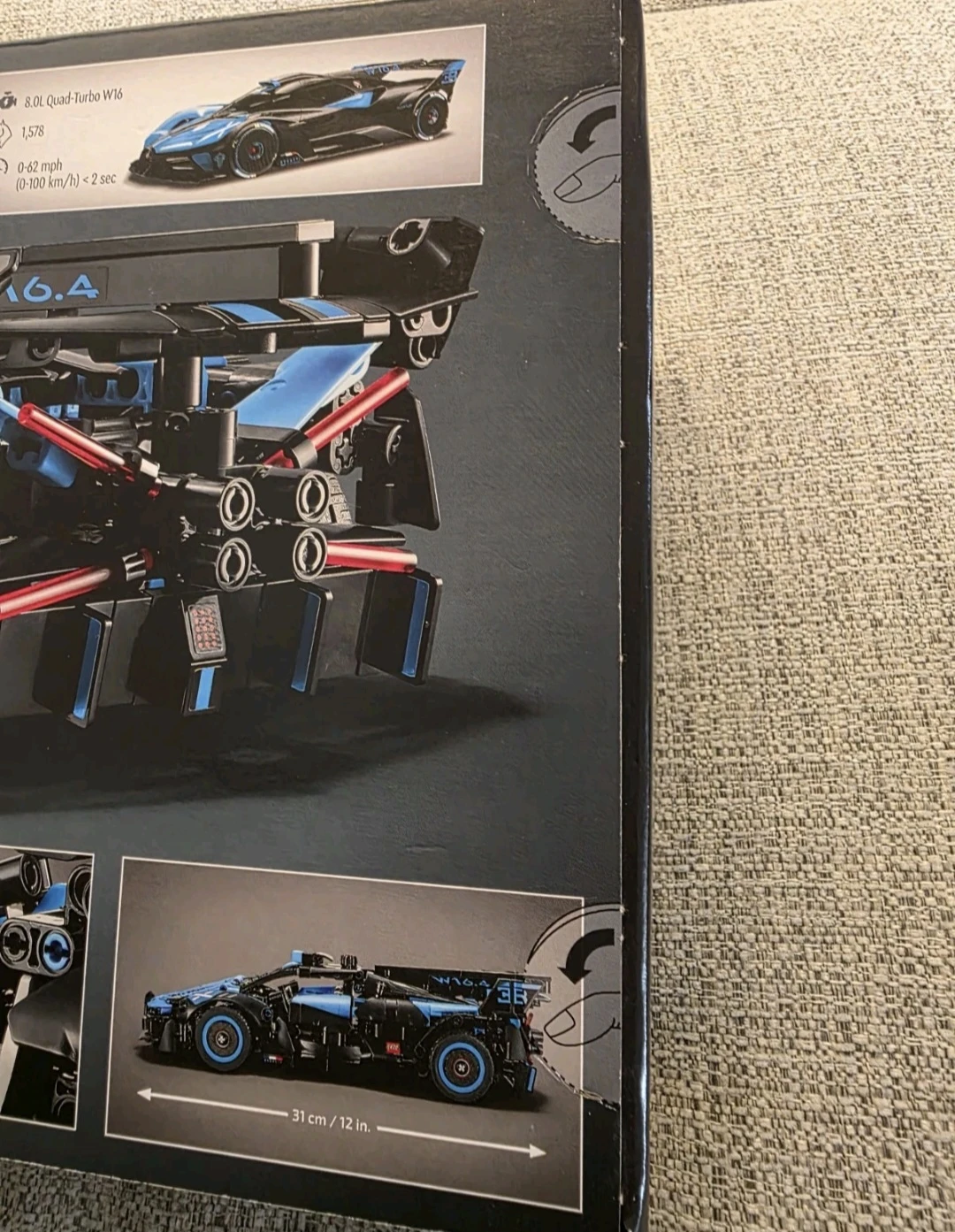 LEGO Technic 42162 Bugatti Bolide Agile Blue - photo 4